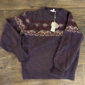 Women’s Patterned Crew Sweater